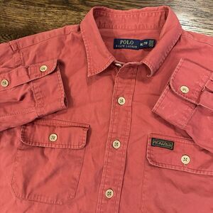 Polo by Ralph Lauren Red Casual Button Down Shirt